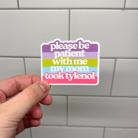 Tylenol Sticker