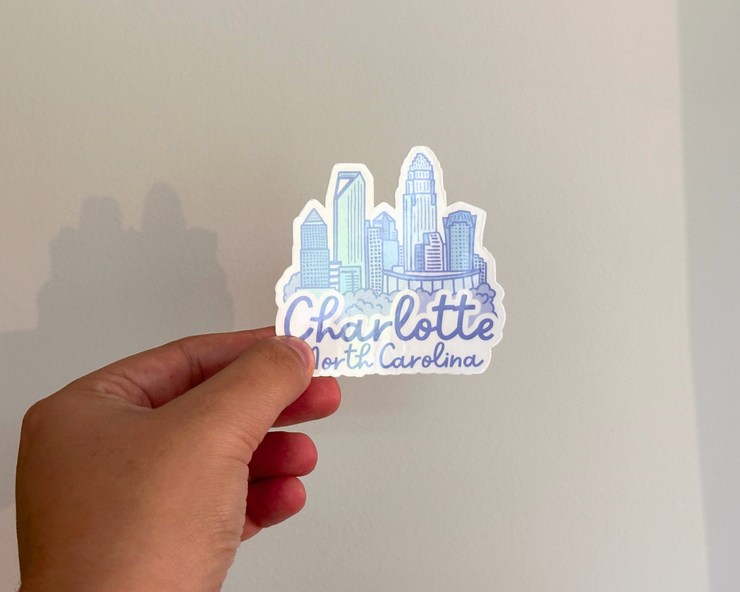 Charlotte Skyline Sticker