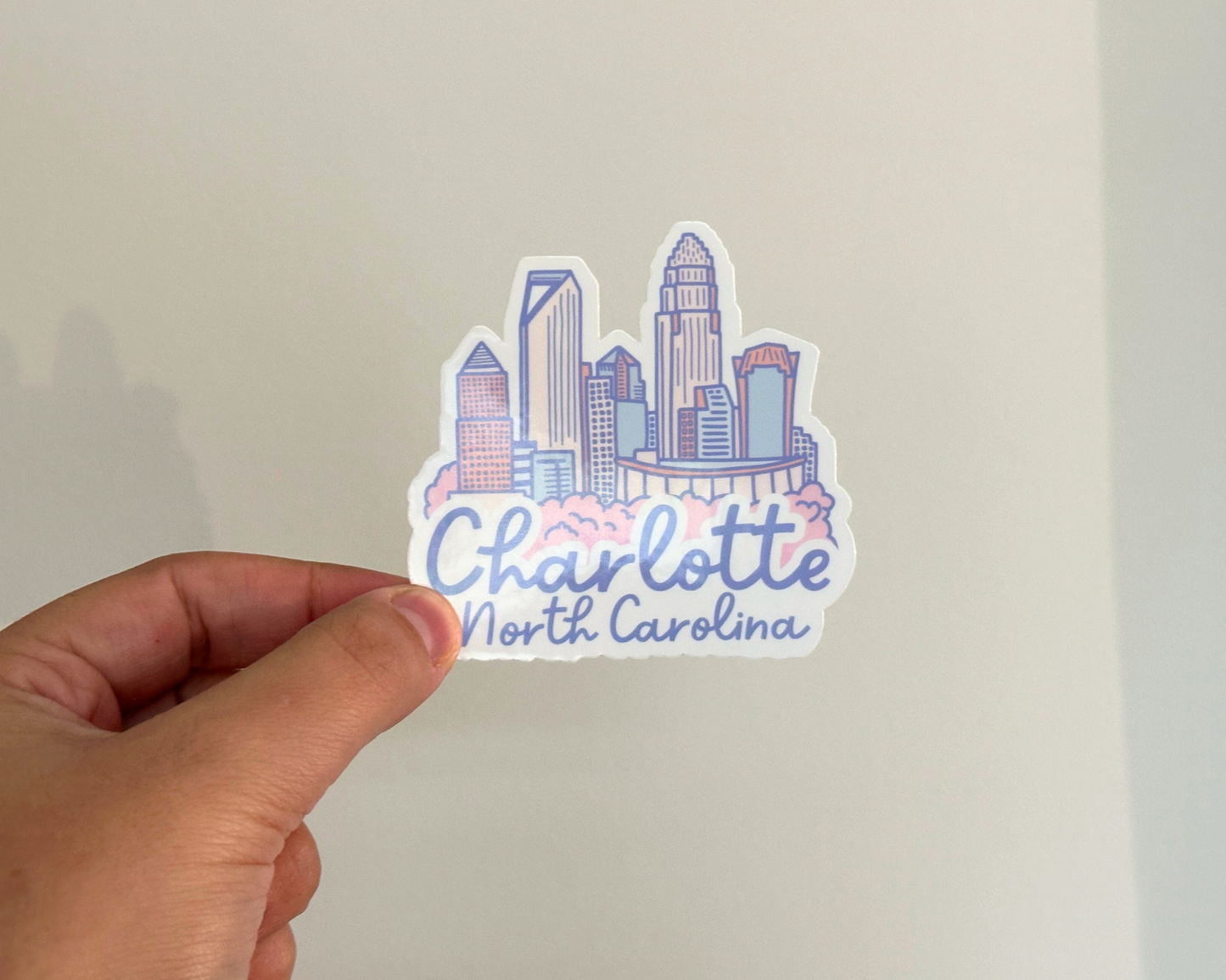 Charlotte Skyline Sticker