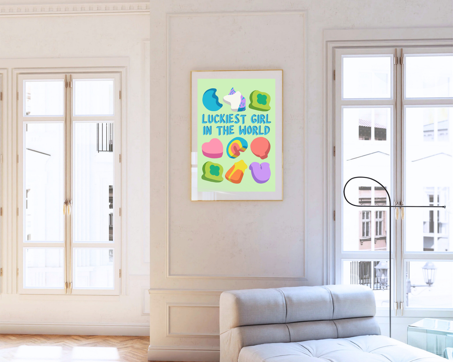 Luckiest Girl In The World Print