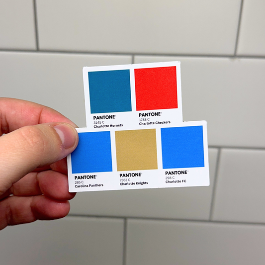 Charlotte Sports Colors Magnet