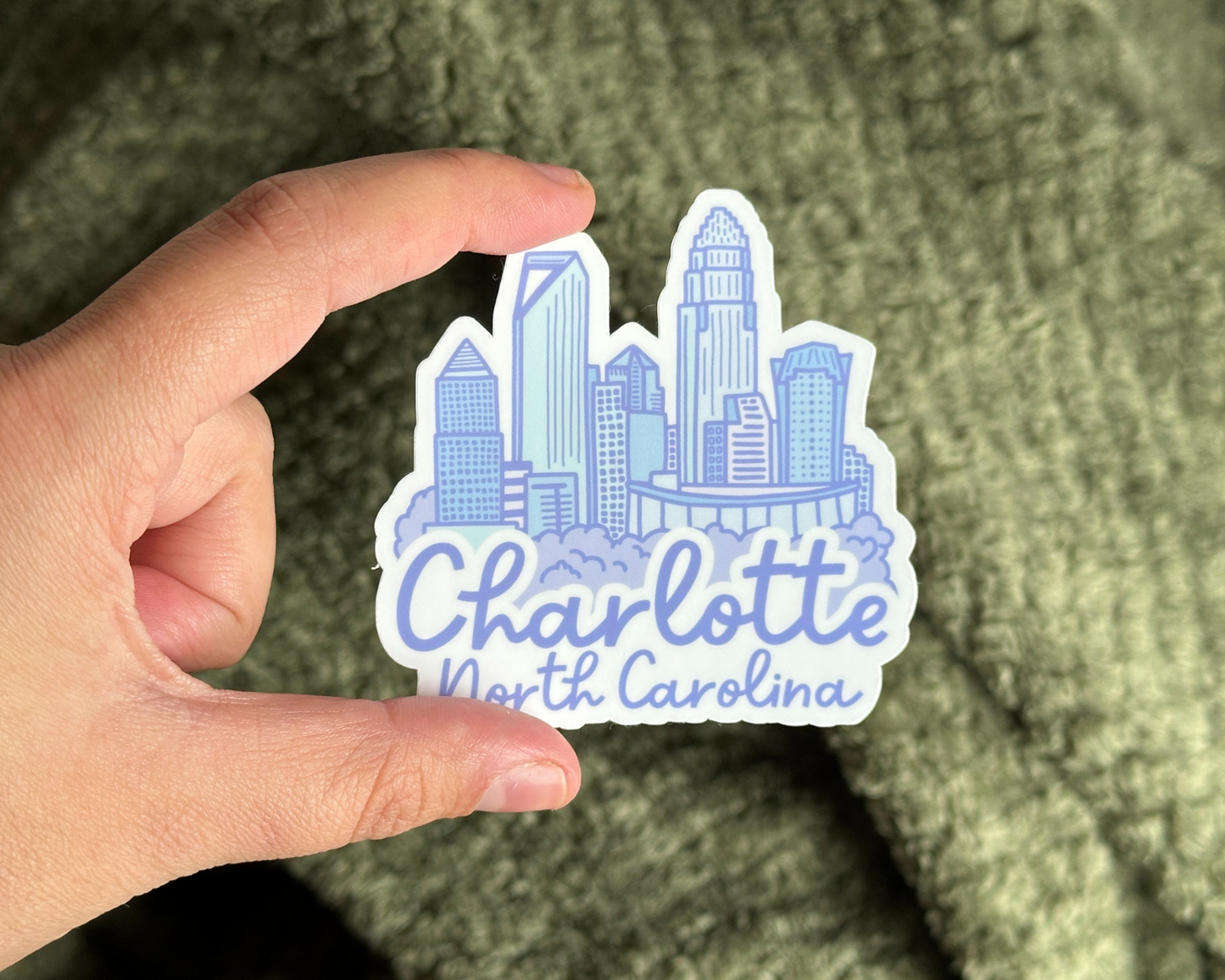 Charlotte Skyline Sticker