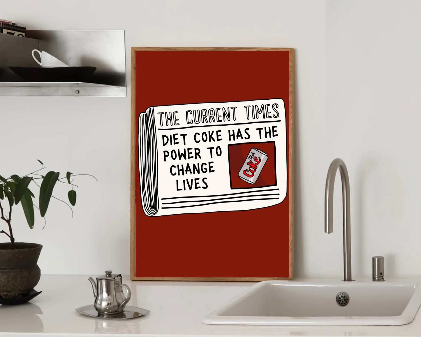 Diet Coke Newspaper