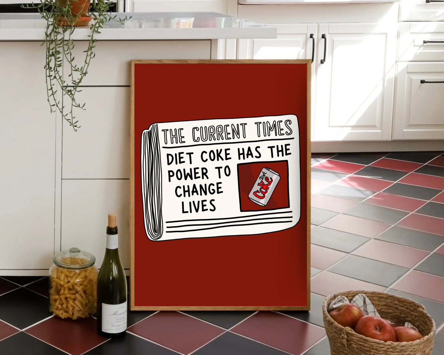 Diet Coke Newspaper