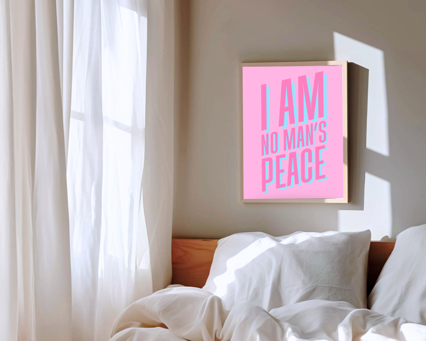 I Am No Man's Peace Print