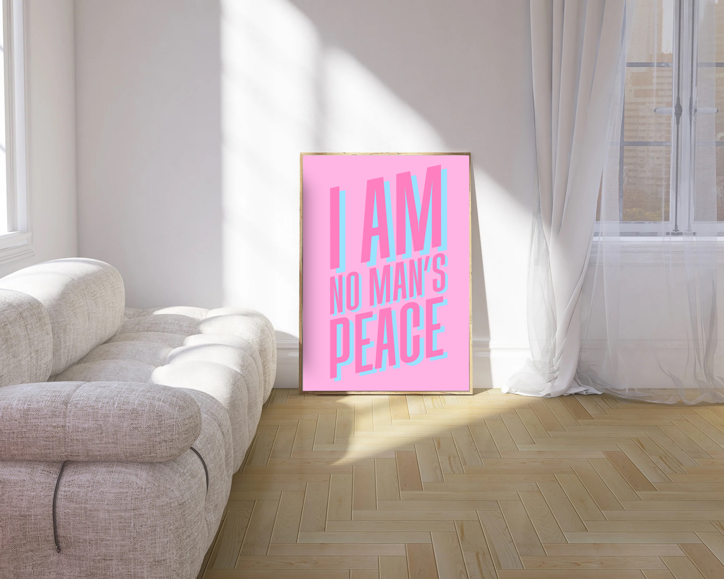 I Am No Man's Peace Print