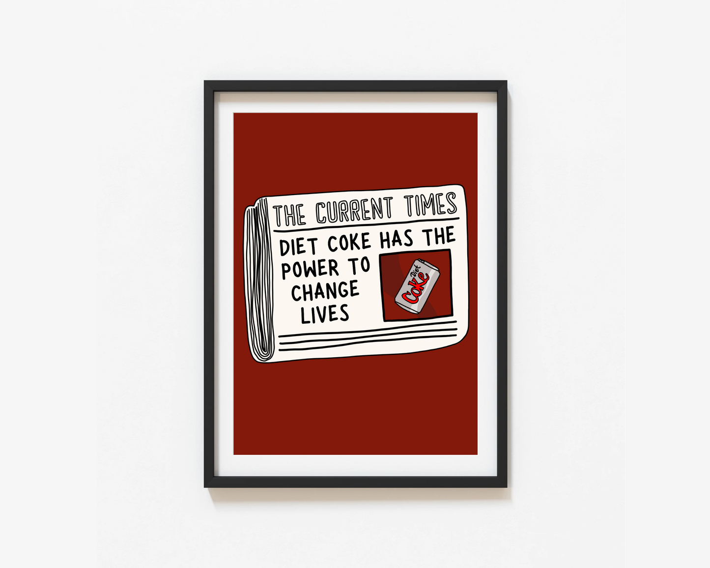 Diet Coke Newspaper