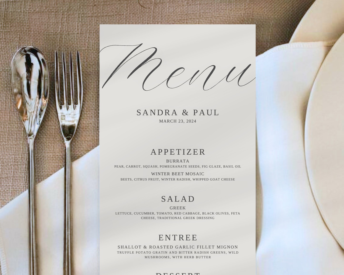 Custom Menu