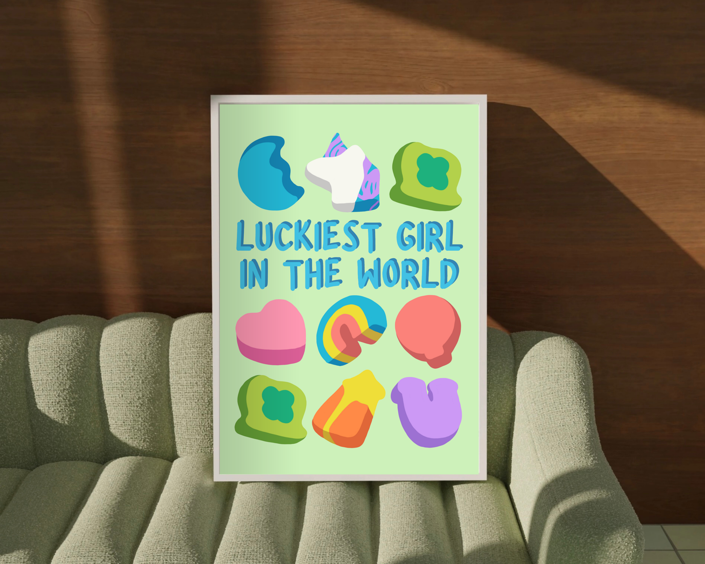 Luckiest Girl In The World Print