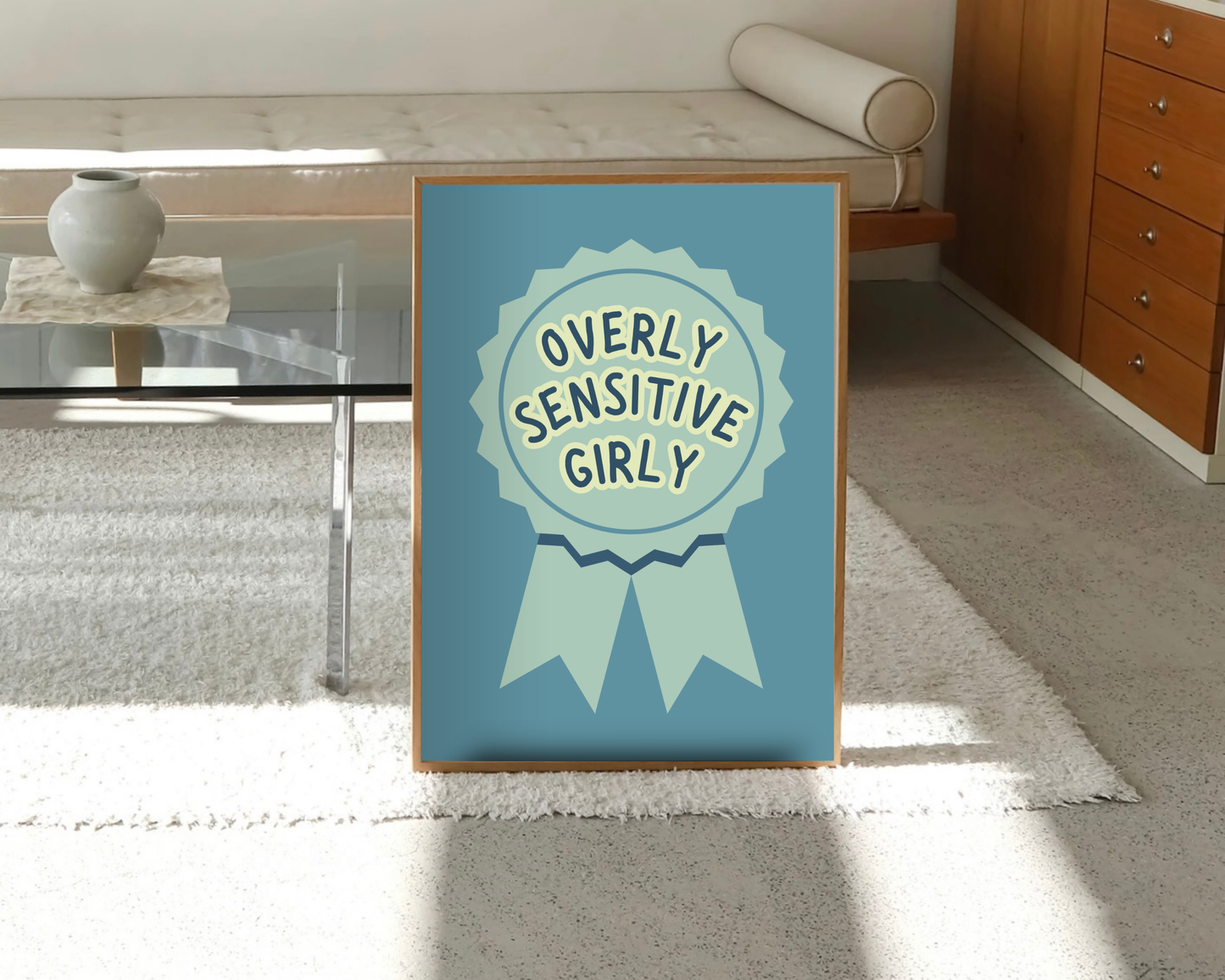 Overly Sensitive Girly Print