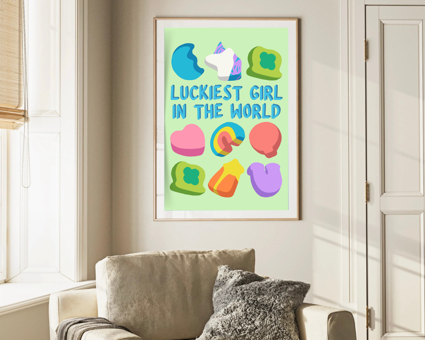 Luckiest Girl In The World Print
