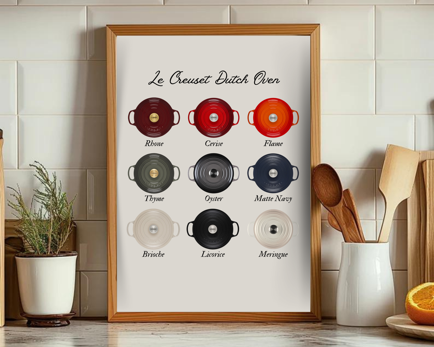 Custom Le Creuset Print