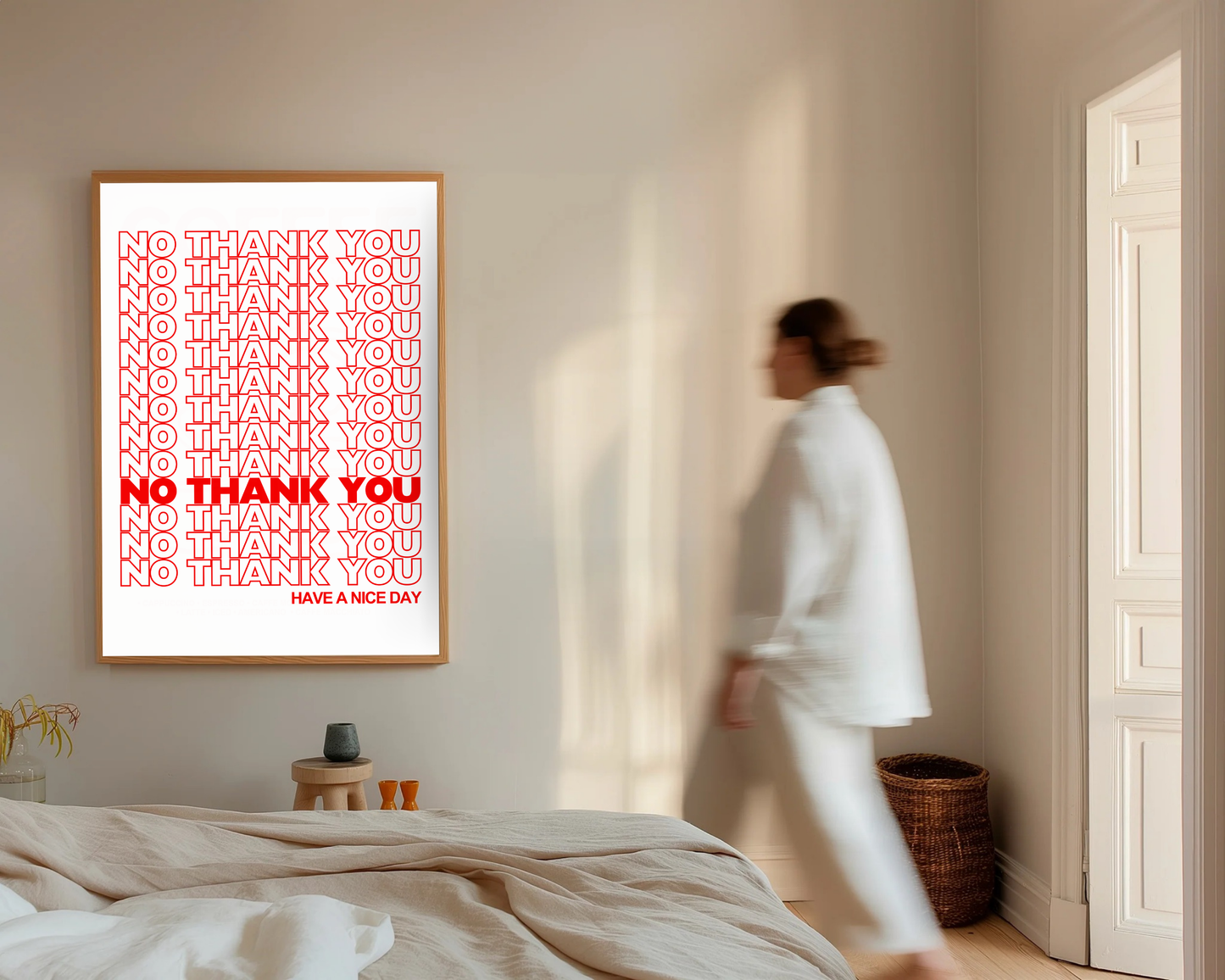 No Thank You Print