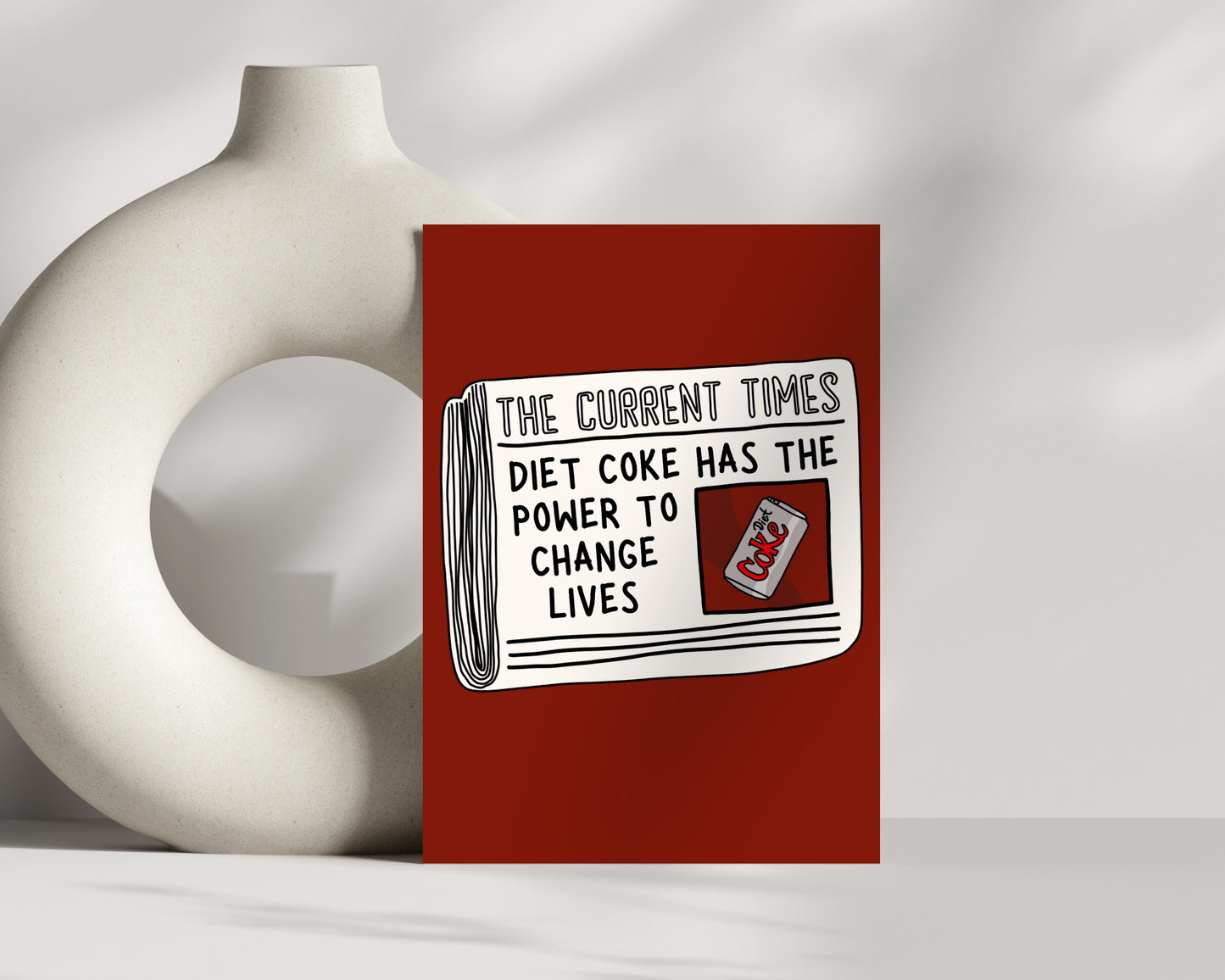 Diet Coke Newspaper