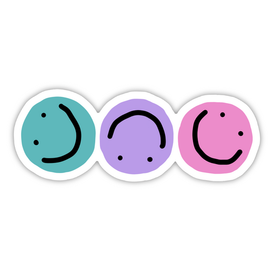 Smiley Faces Sticker