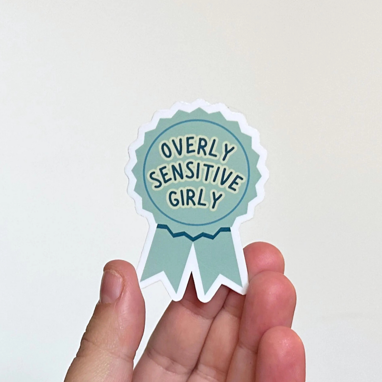 Overly Sensitive Girly Sticker