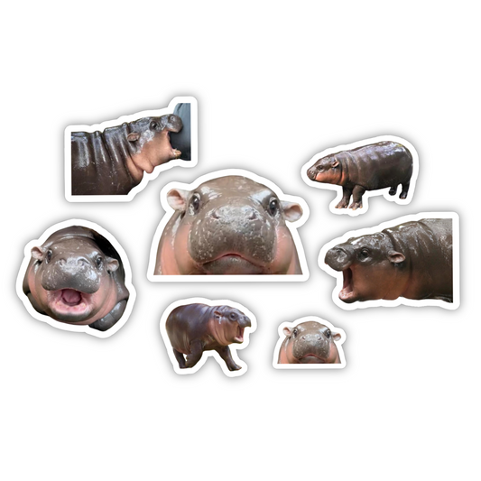 Moo Deng Sticker Pack