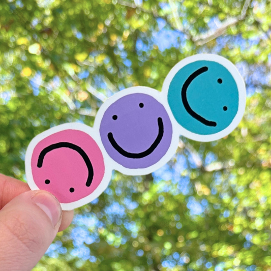 Smiley Faces Sticker