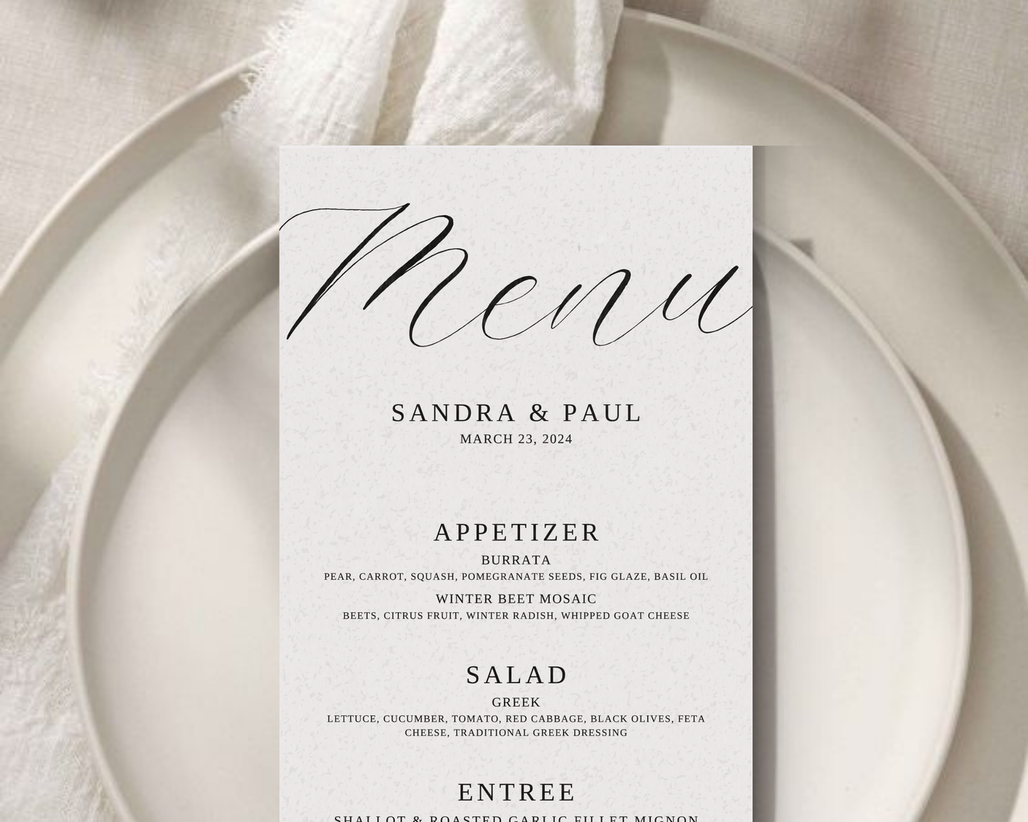 Custom Menu