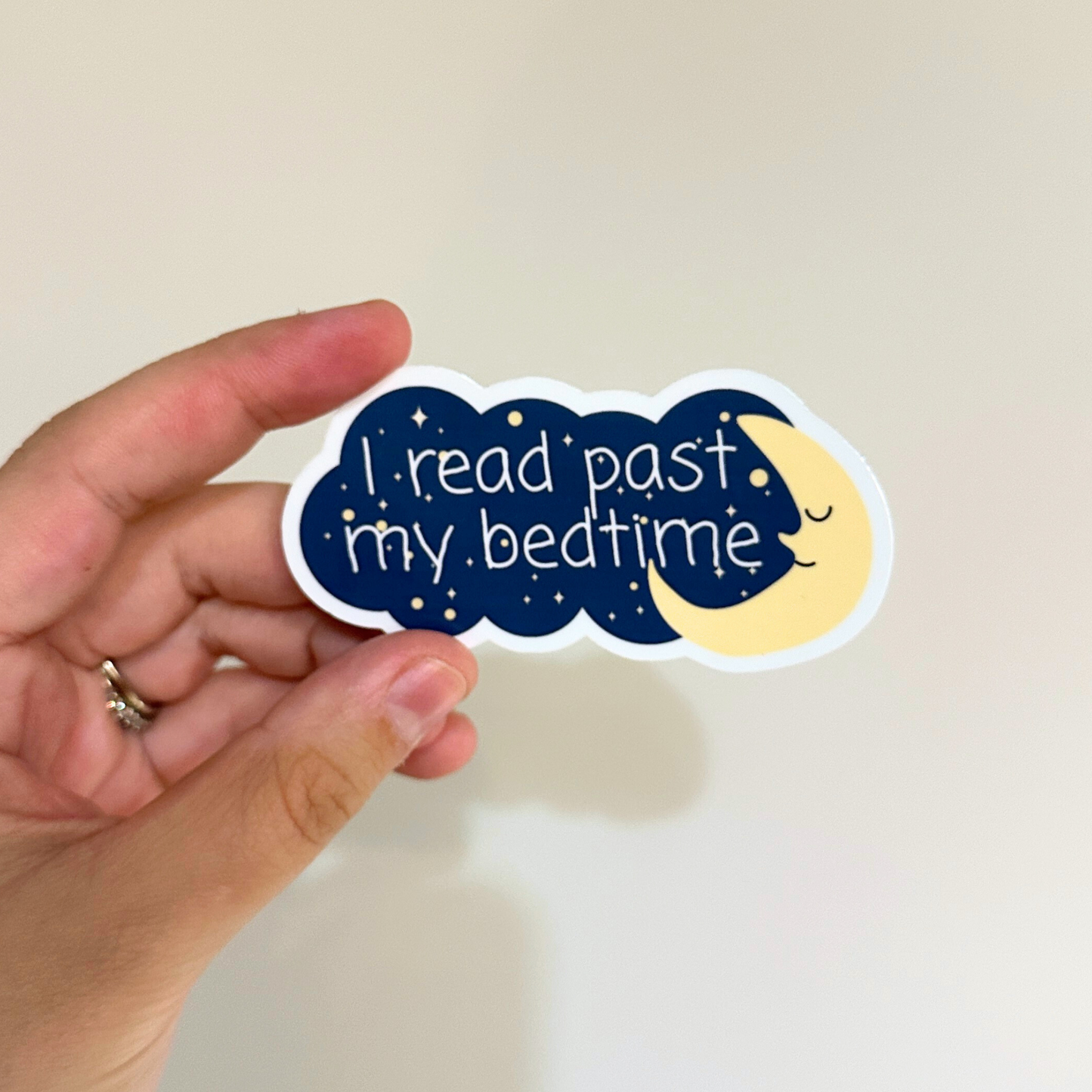I Read Past My Bedtime Sticker