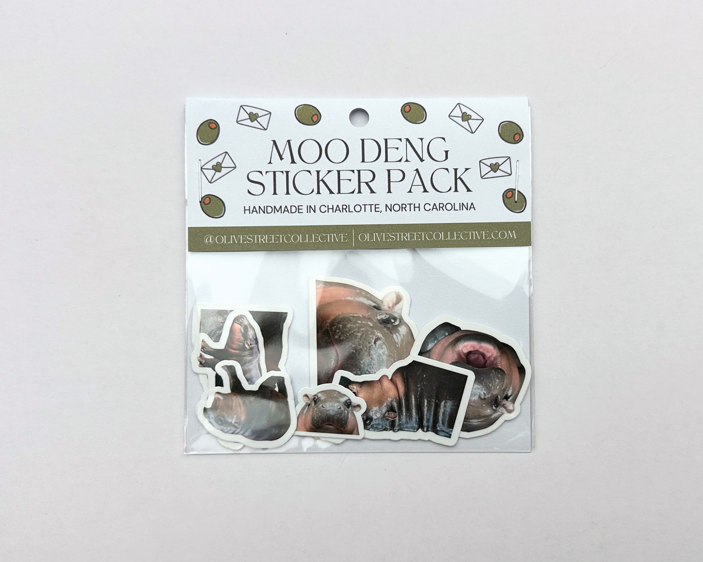 Moo Deng Sticker Pack