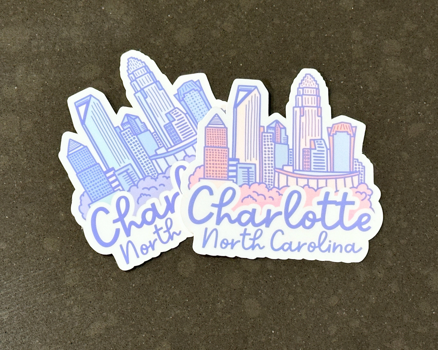 Charlotte Skyline Sticker