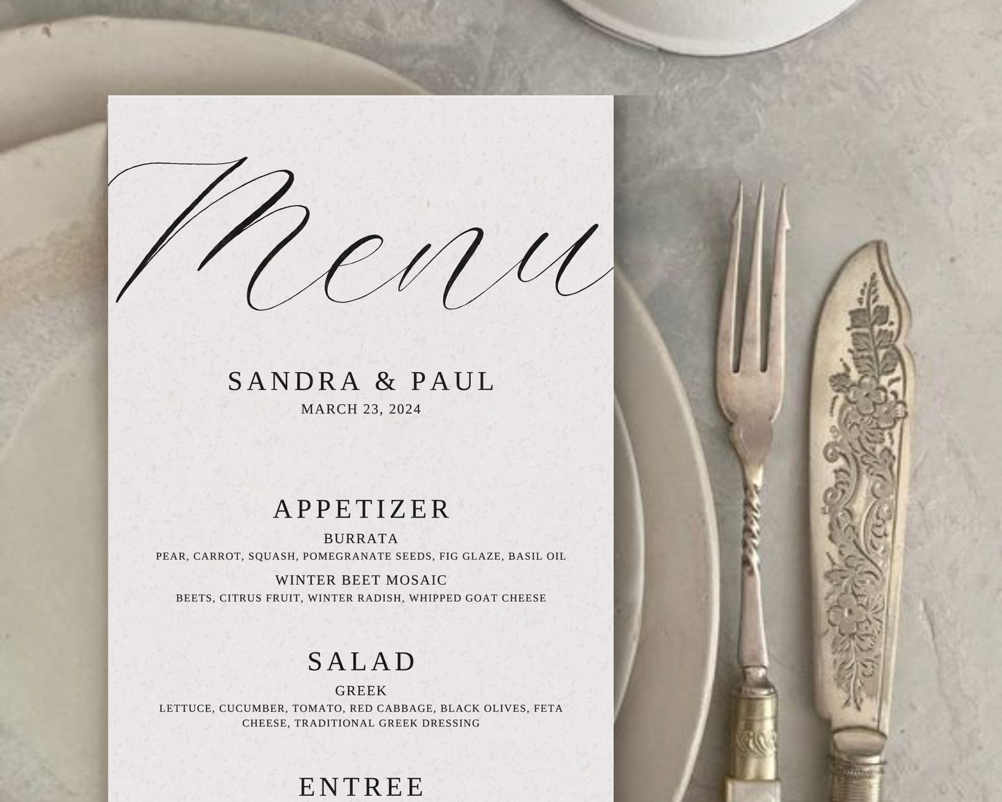 Custom Menu