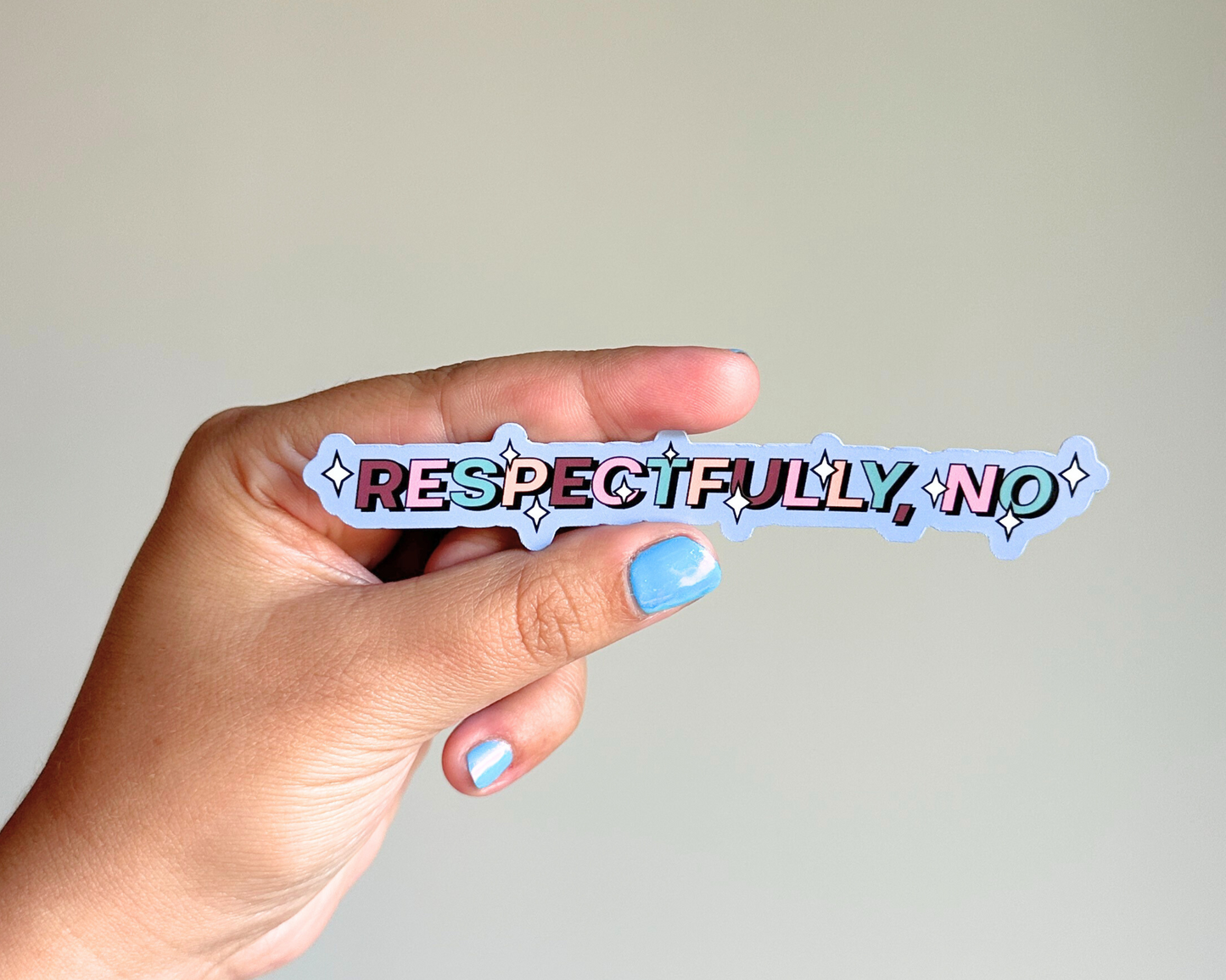 Respectfully No Sticker
