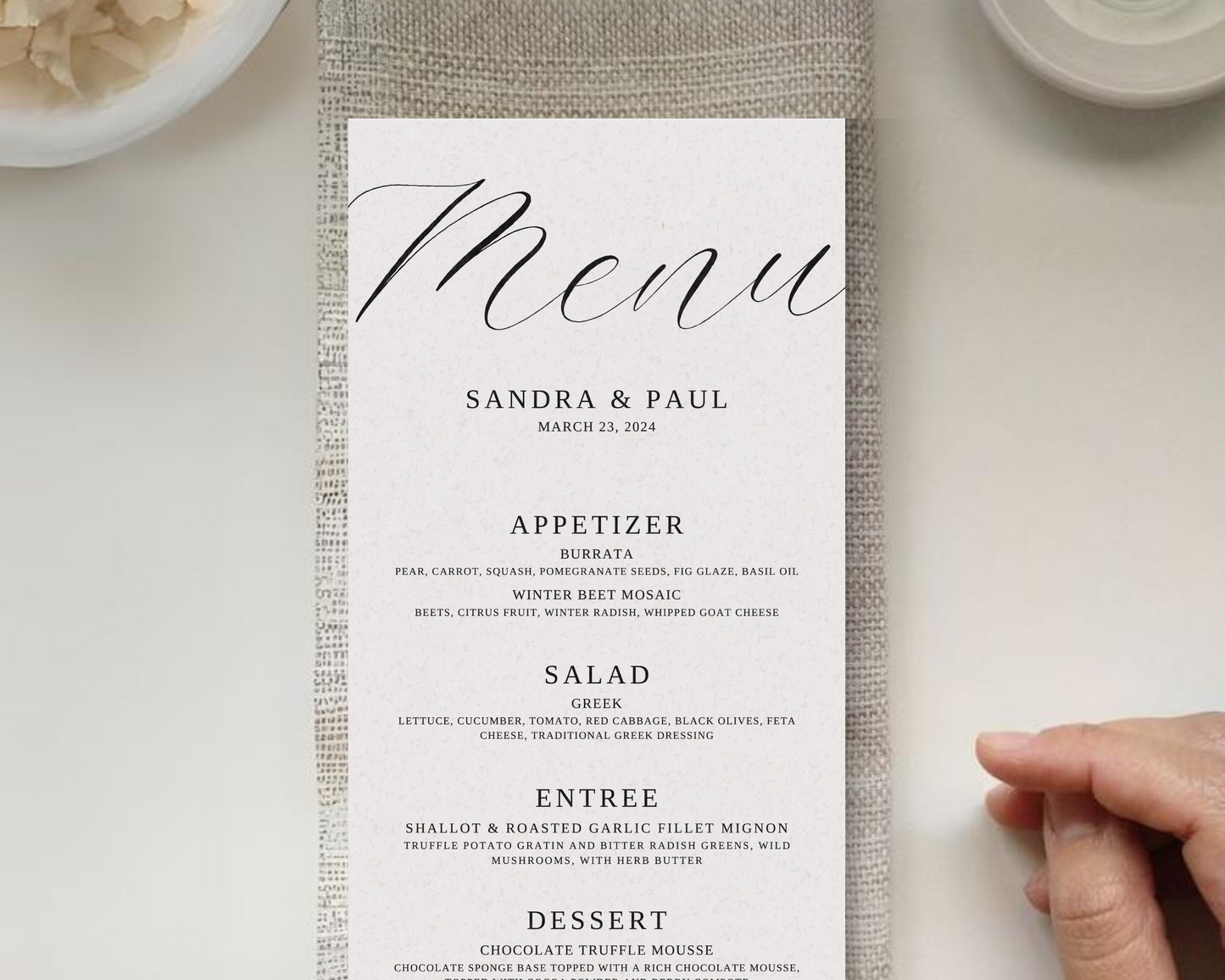 Custom Menu