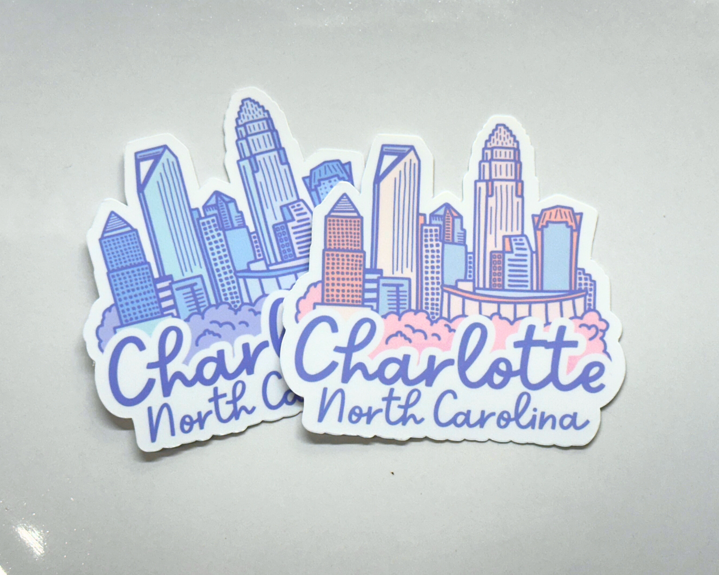 Charlotte Skyline Sticker
