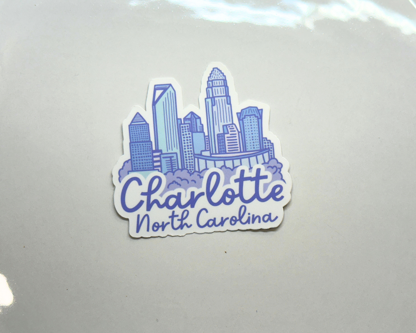 Charlotte Skyline Sticker