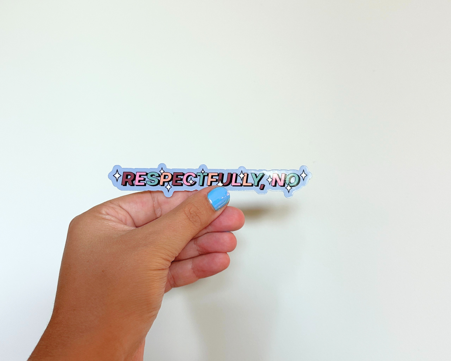 Respectfully No Sticker