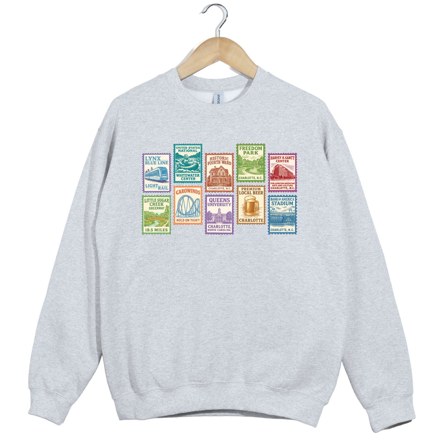 Charlotte Stamps Crewneck