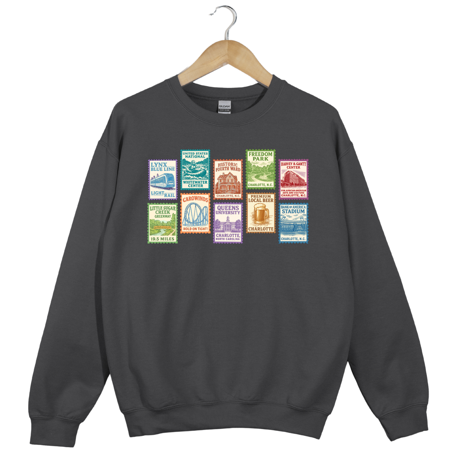 Charlotte Stamps Crewneck