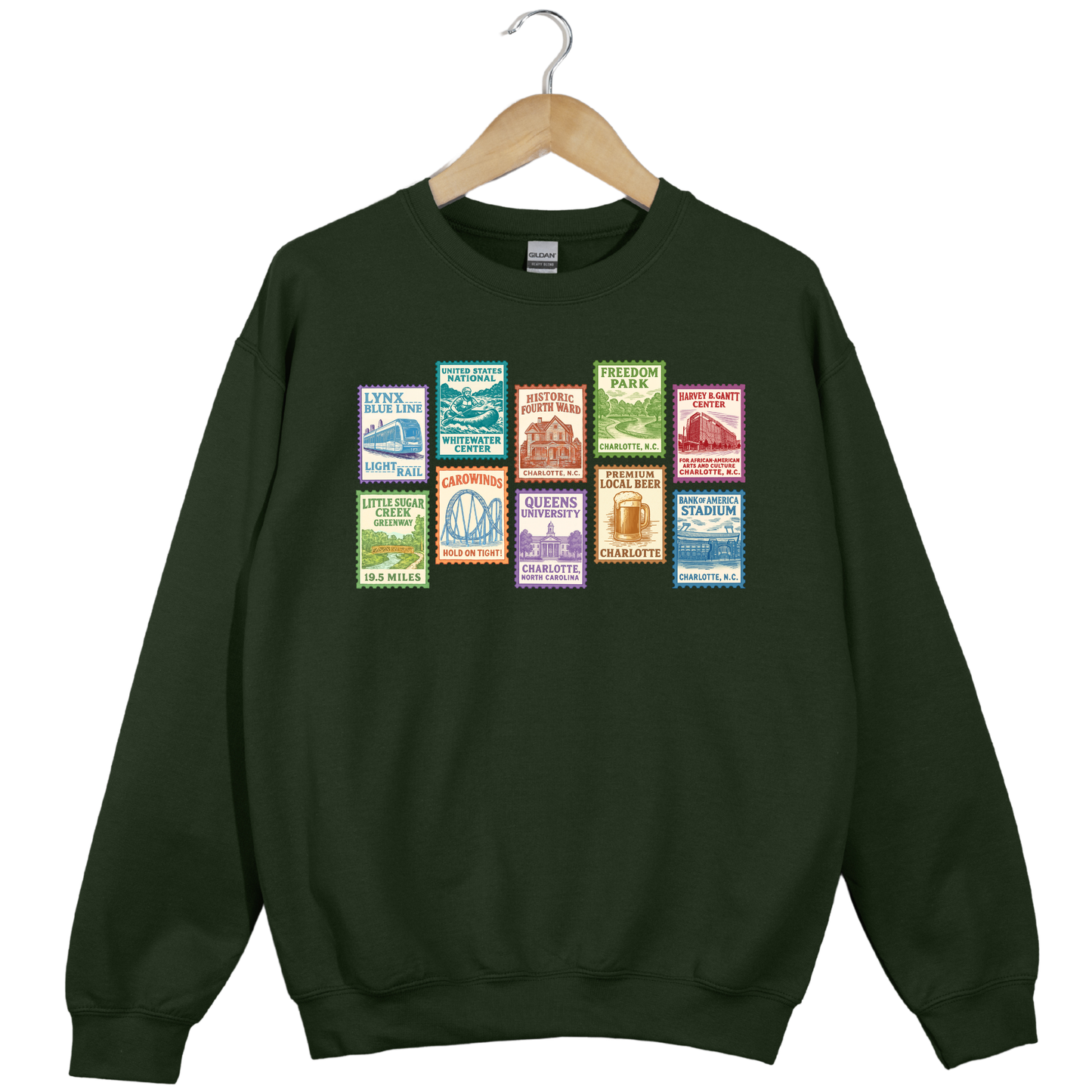 Charlotte Stamps Crewneck