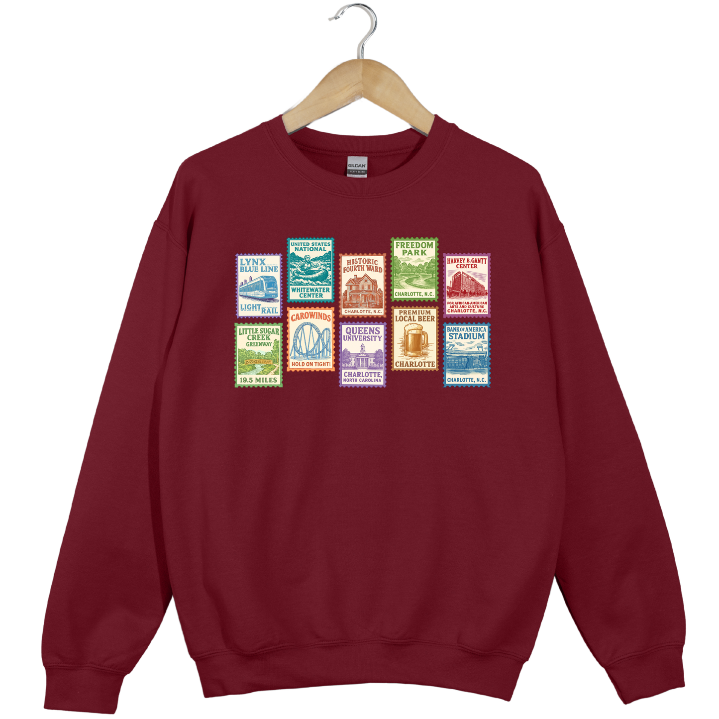 Charlotte Stamps Crewneck