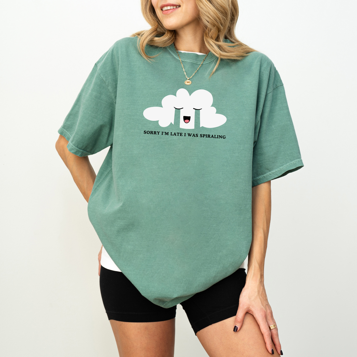 Sorry I'm Late I Was Spiraling Tee