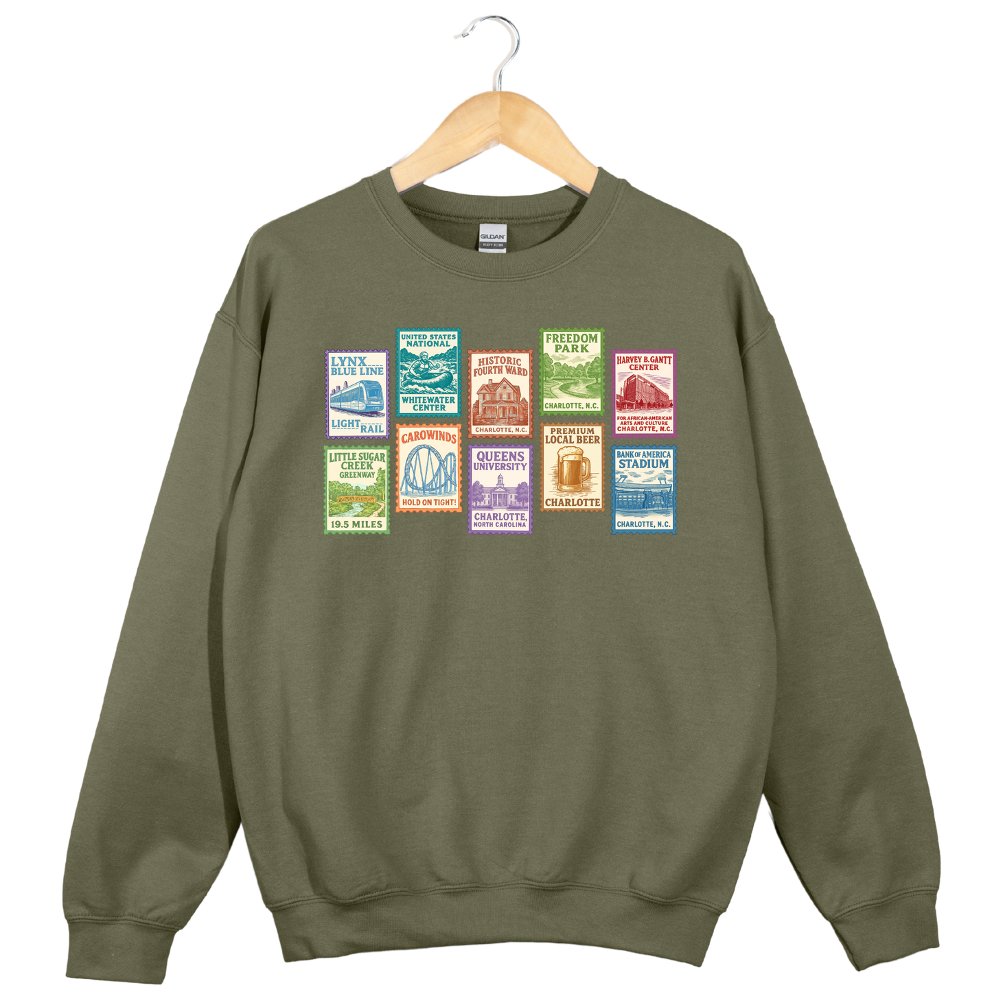 Charlotte Stamps Crewneck