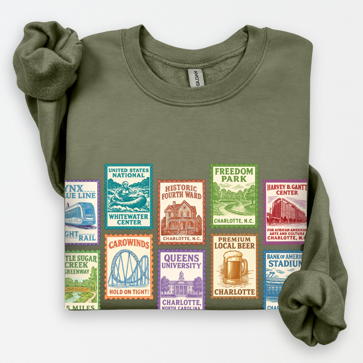 Charlotte Stamps Crewneck