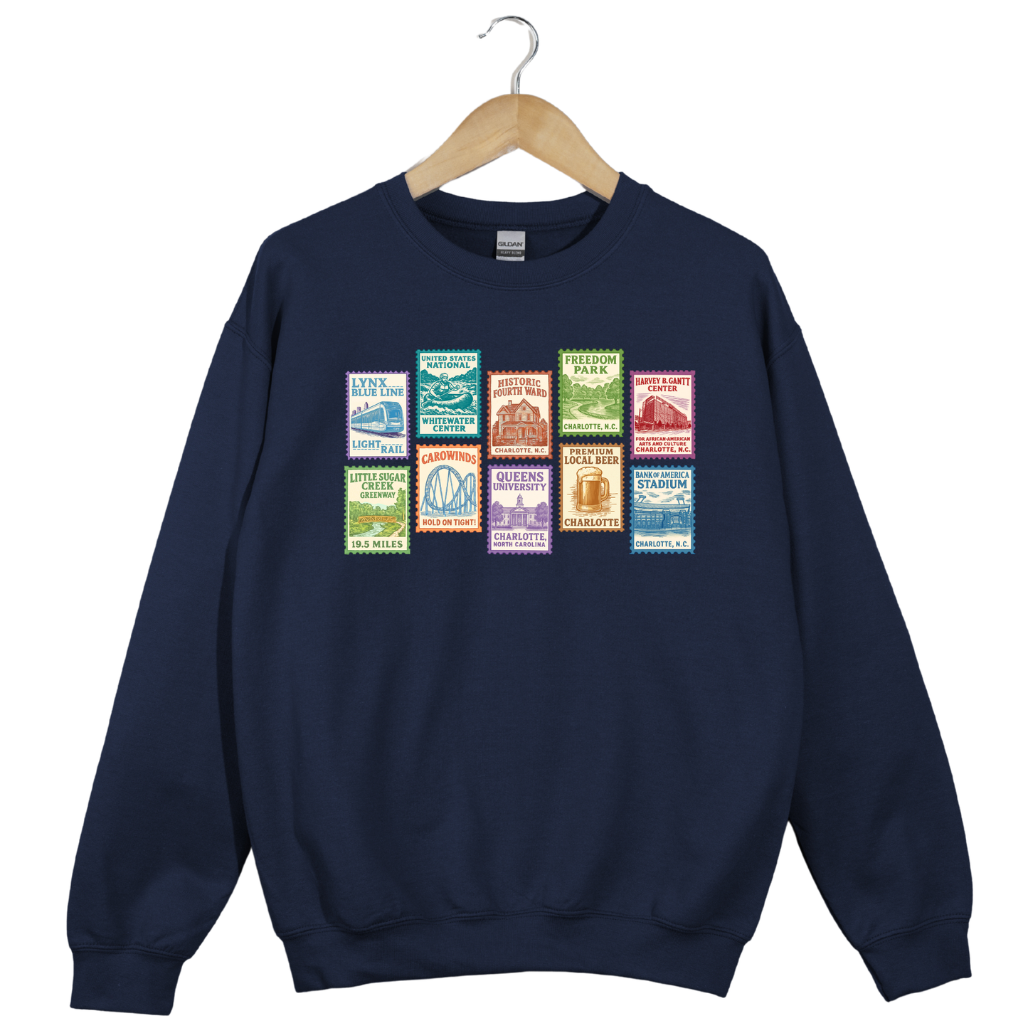 Charlotte Stamps Crewneck