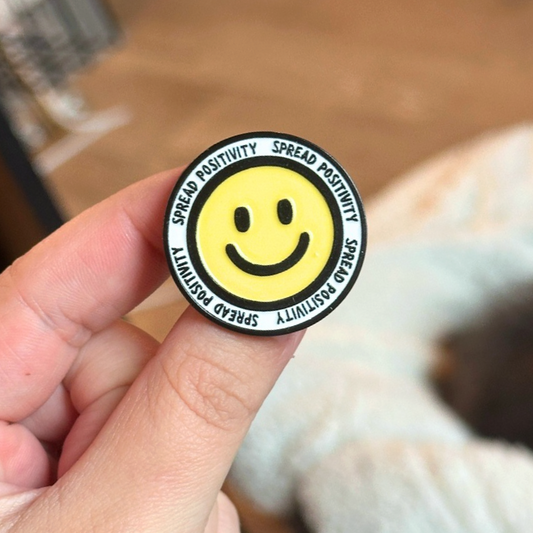 Spread Positivity Enamel Pin