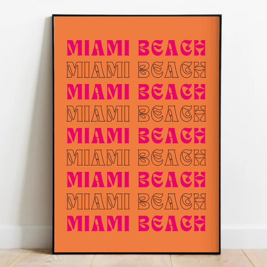 Miami Beach Florida Print