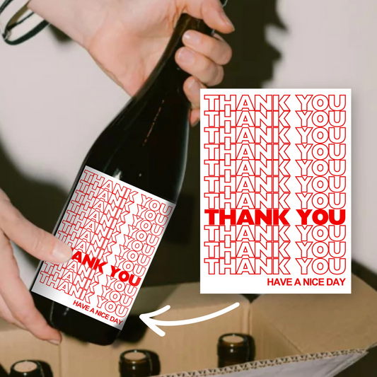 Thank You Label