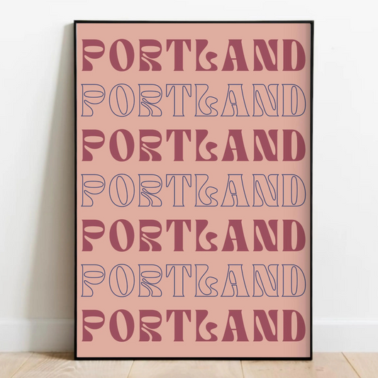 Portland Oregon Print