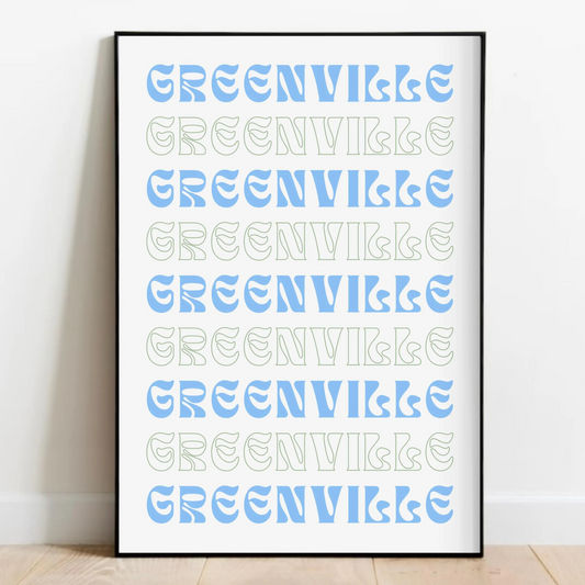 Greenville South Carolina Print