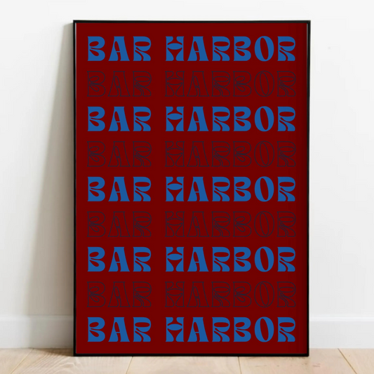 Bar Harbor Maine Print