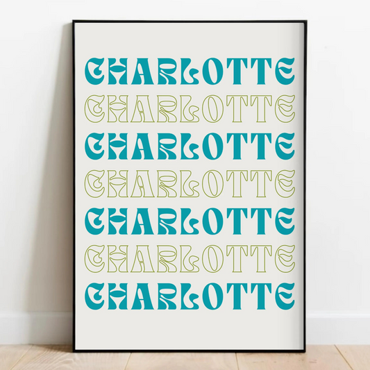 Charlotte North Carolina Print