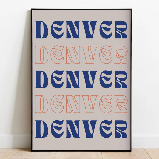 Denver Colorado Print
