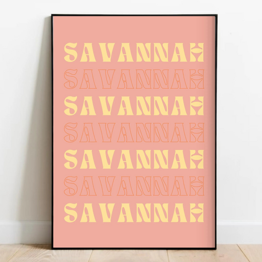 Savannah Georgia Print