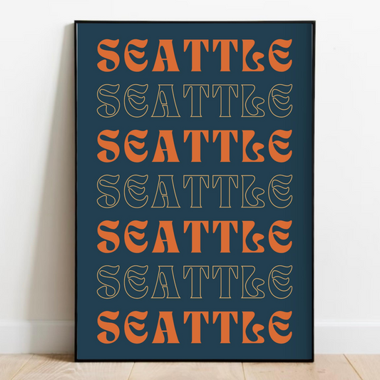 Seattle Washington Print